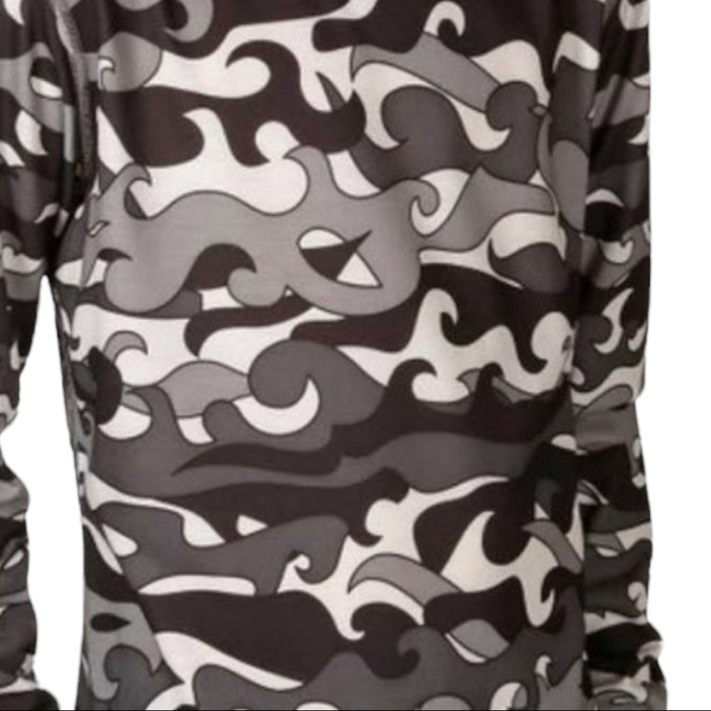 NEW BOTTOMS (only) youth Surf Print Mid-Weight Thermal Crew SIZE medium